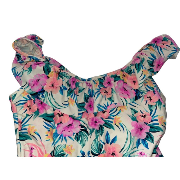 rue+ Floral One Piece Bathing Suit Size 1x - Picture 2 of 4